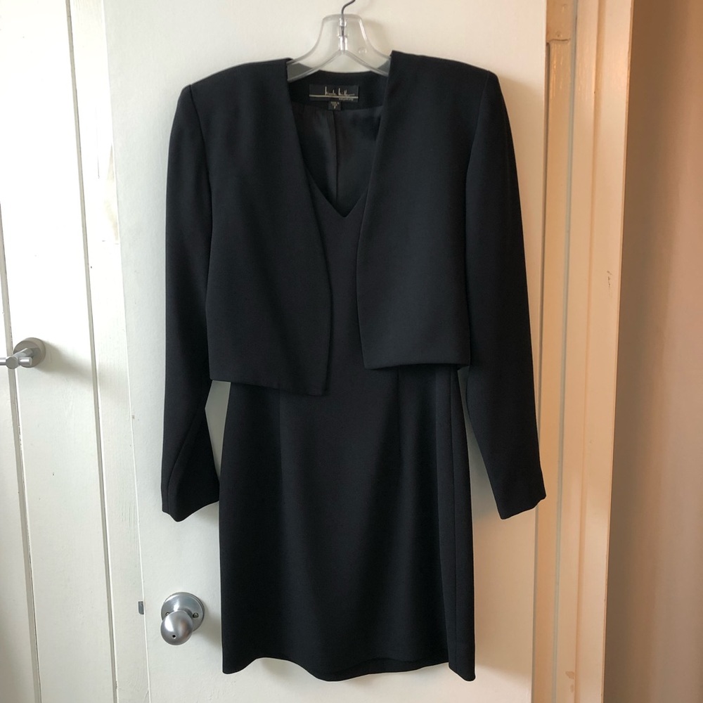 Nicole Miller Little Black Dress & Matching Jacket